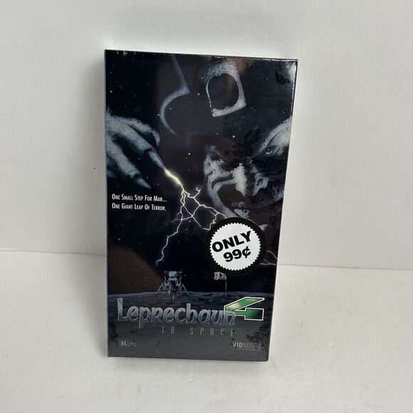 Leprechaun 4 : In Space (VHS 1996) Warwick Davis Vidmark factory sealed
